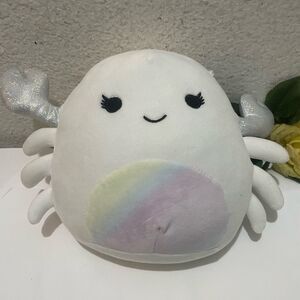 8” Squishmallows “Magela The White Crab” Sea Life Squad